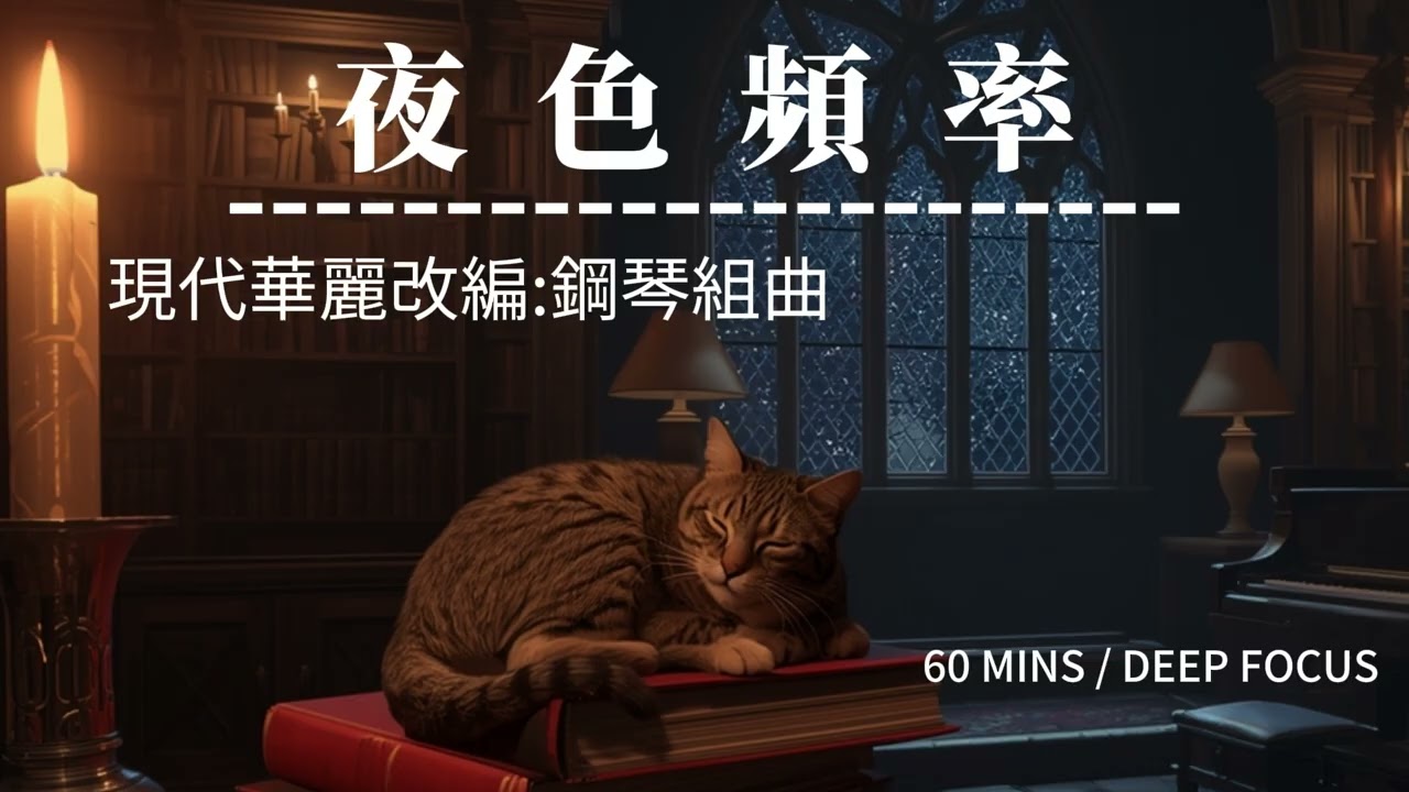【夜色頻率】60分鐘深度專注：流光古典鋼琴，治癒深夜的焦慮 / Glimmering Classical Piano to Heal Late-Night Anxiety (60 Mins)