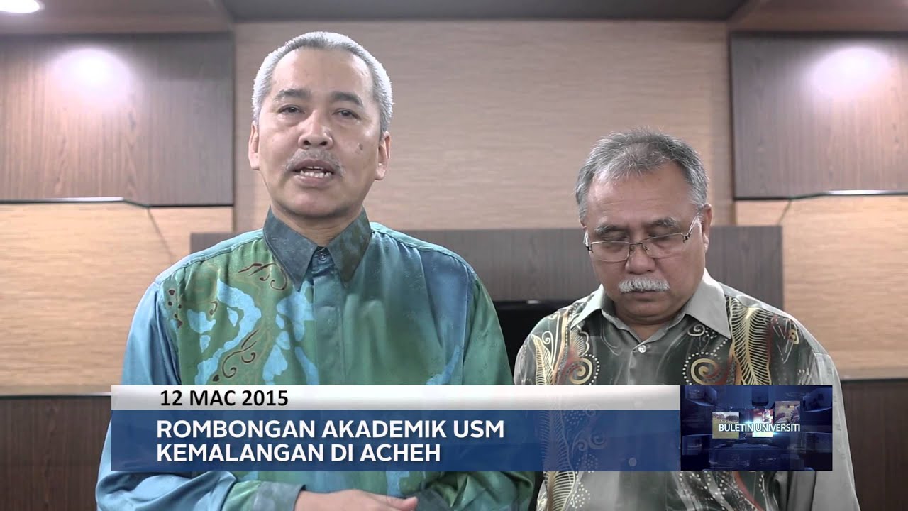 Rombongan Akademik USM Kemalangan Di Acheh