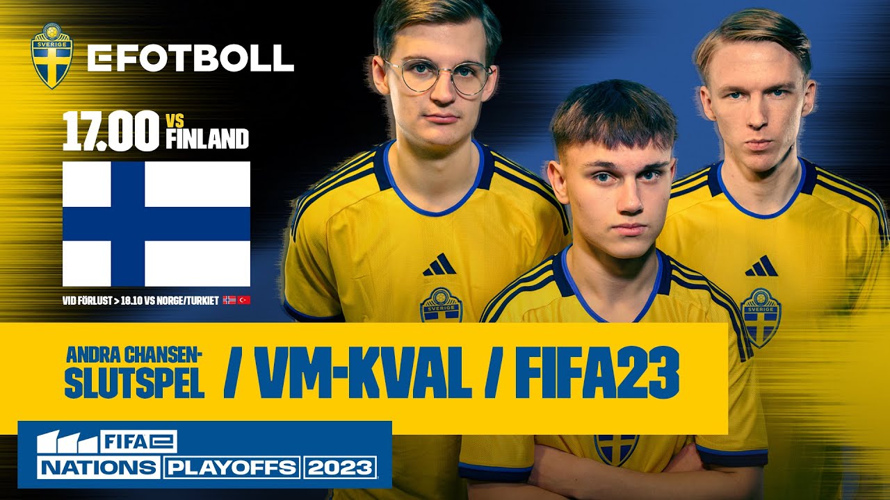 VM-kval - Följ Sveriges jakt på en VM-plats! #FIFA23
