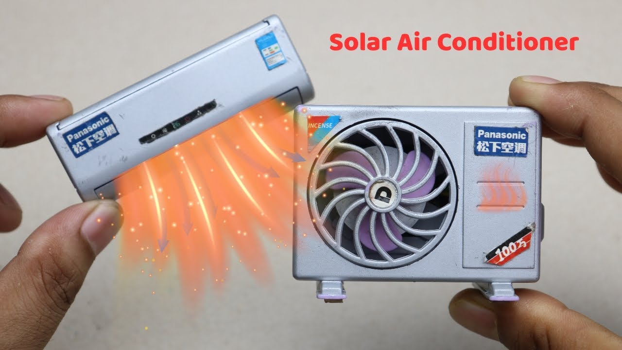 Top Panasonic Miniature Air Conditioner Unboxing & Test Video || Best Gadgets Solar AC