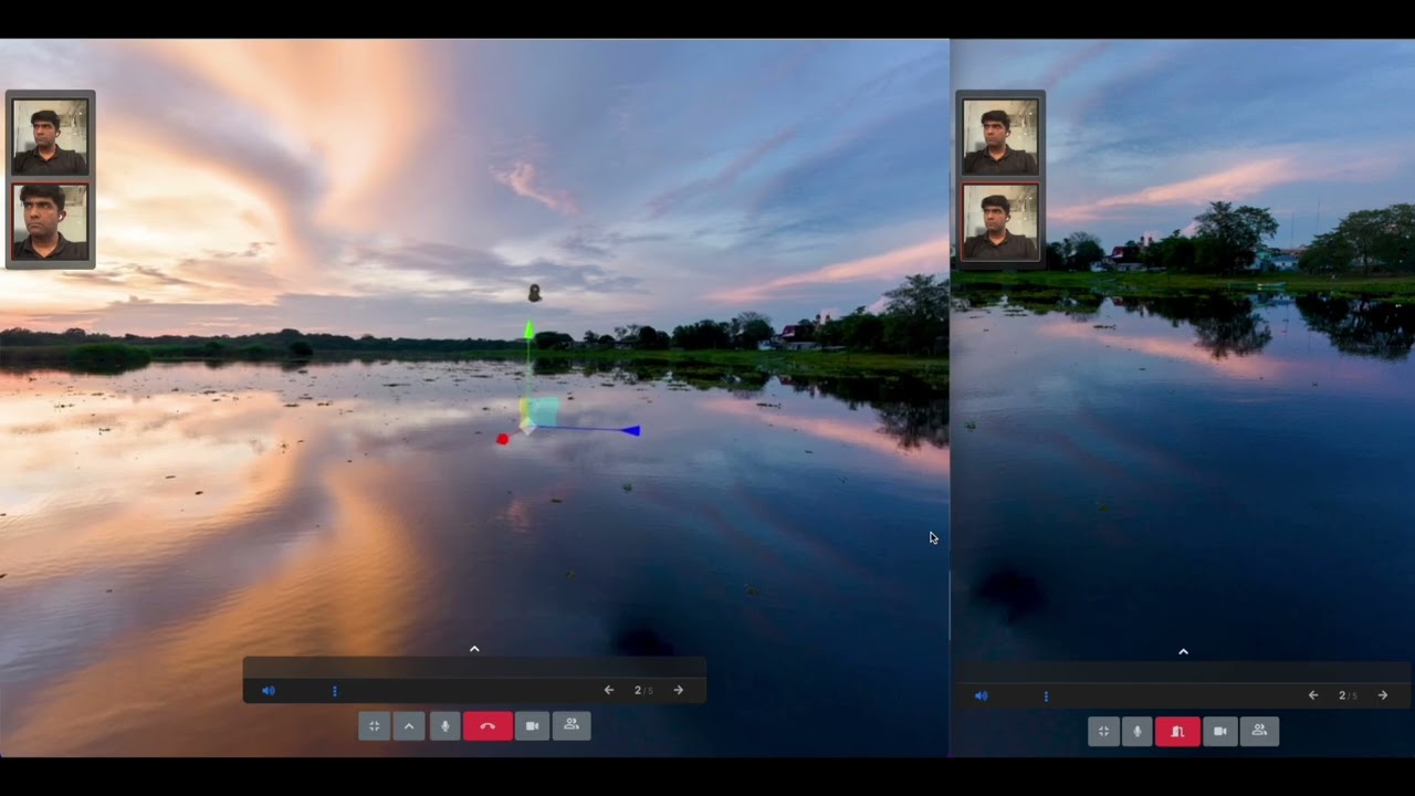 Infinite metaverses for immersive collaboration