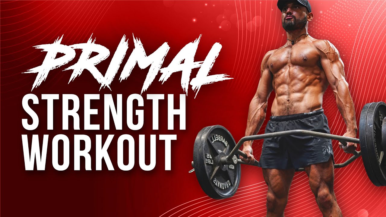 50 Minute Primal Strength Full Body Workout (FOLLOW ALONG)