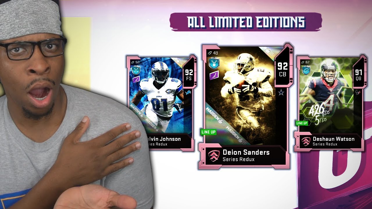 An All LIMITED EDITION Squad Builder Team in Madden 20 Ultimate Team