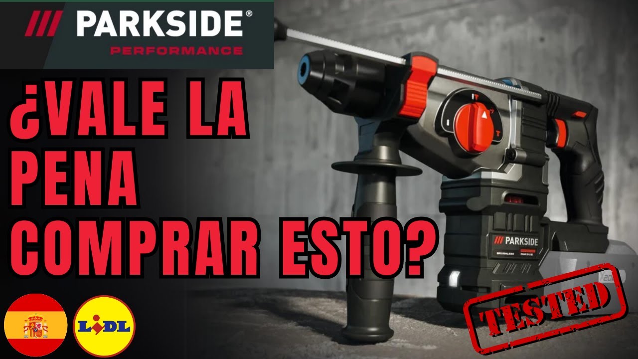 MARTILLO PERFORADOR RECARGABLE 20 V Parkside PKHAP B2 ESPAÑA ESPAÑOL LIDL
