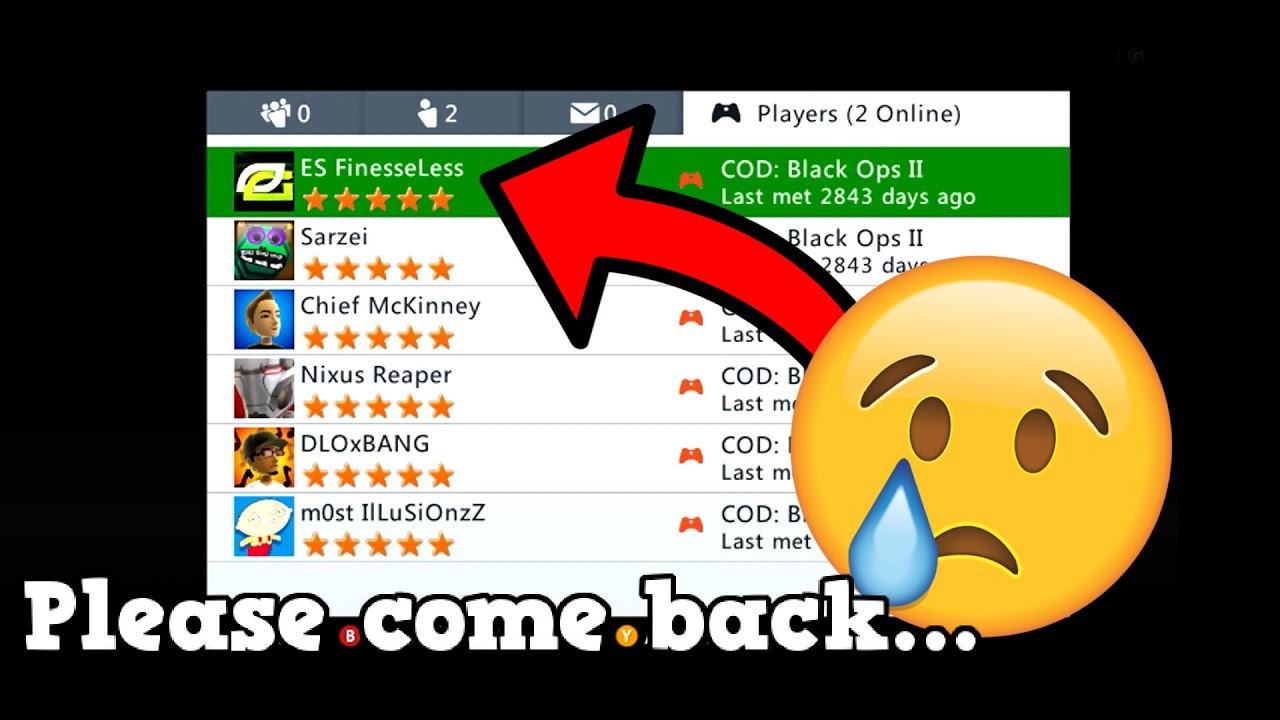 I accessed an old Xbox 360 account from the BO2 era... RIP, friends (More Xbox 360 Nostalgia)