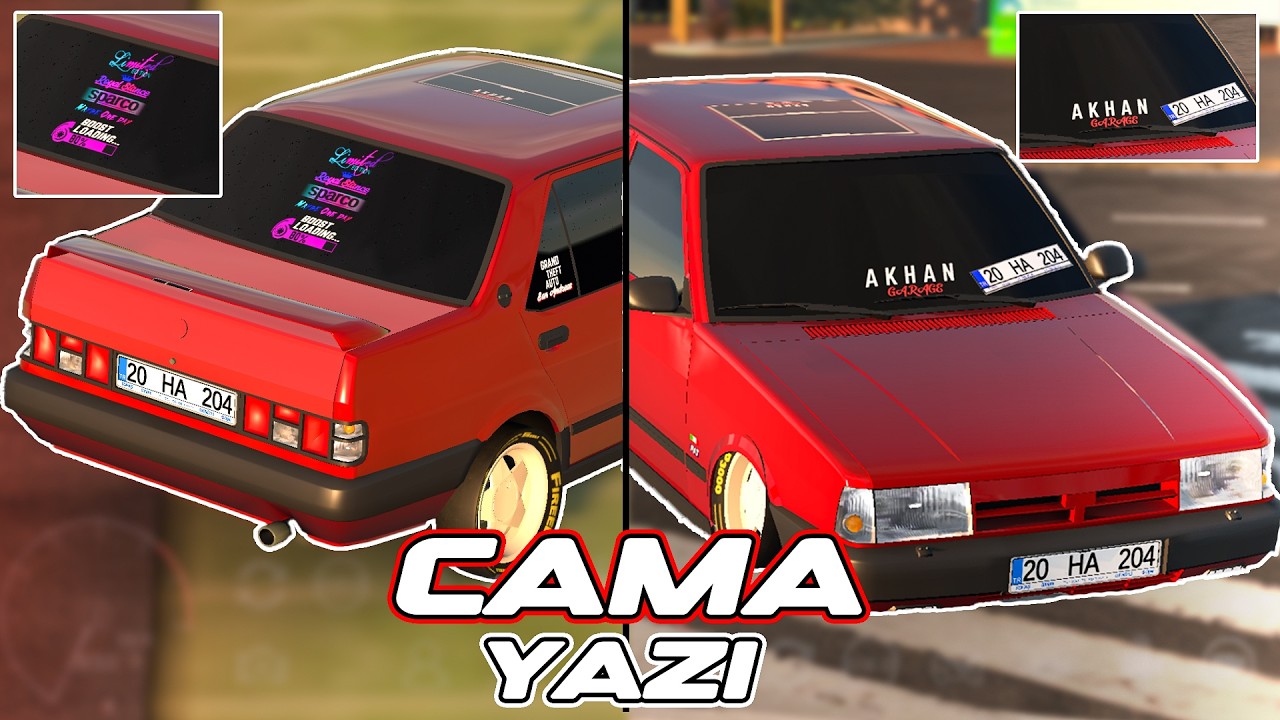 CAMA ETİKET YAPTIM TOFAŞI MODİFİYE ETTİM !! | Car Parking Multiplayer 2