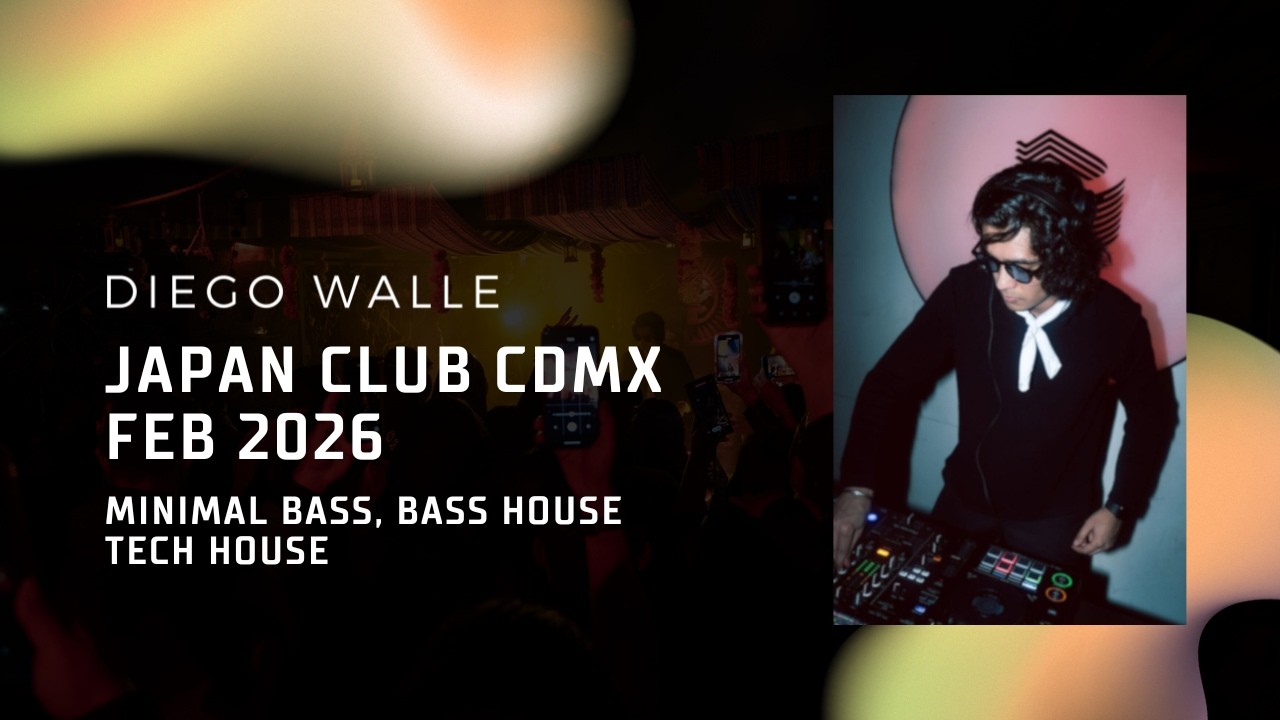 Diego Walle LIVE @ Japan Club, CDMX (FULL SET) [Minimal Bass, Bass House & Tech House]