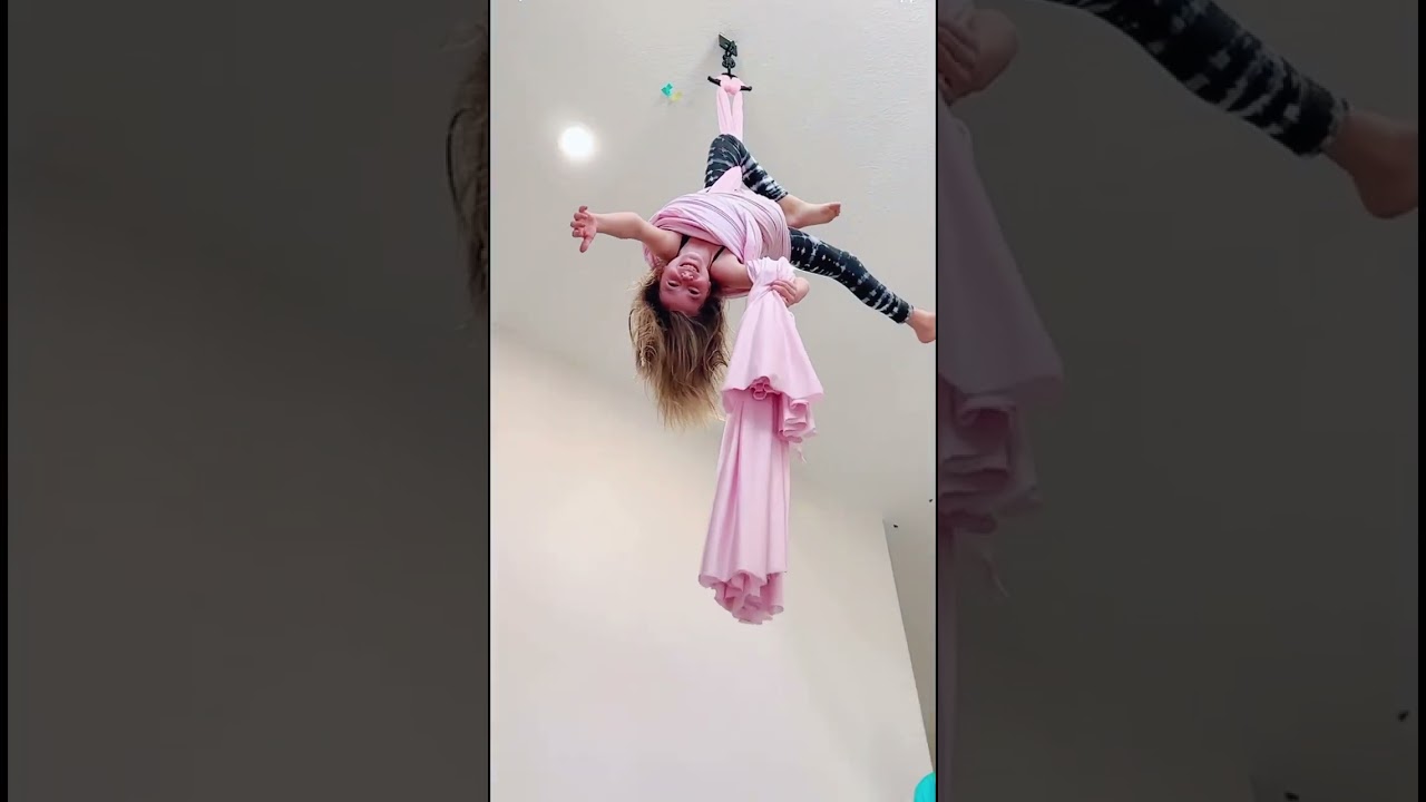 Aerial Silks QUADRUPLE Star Drop!😳