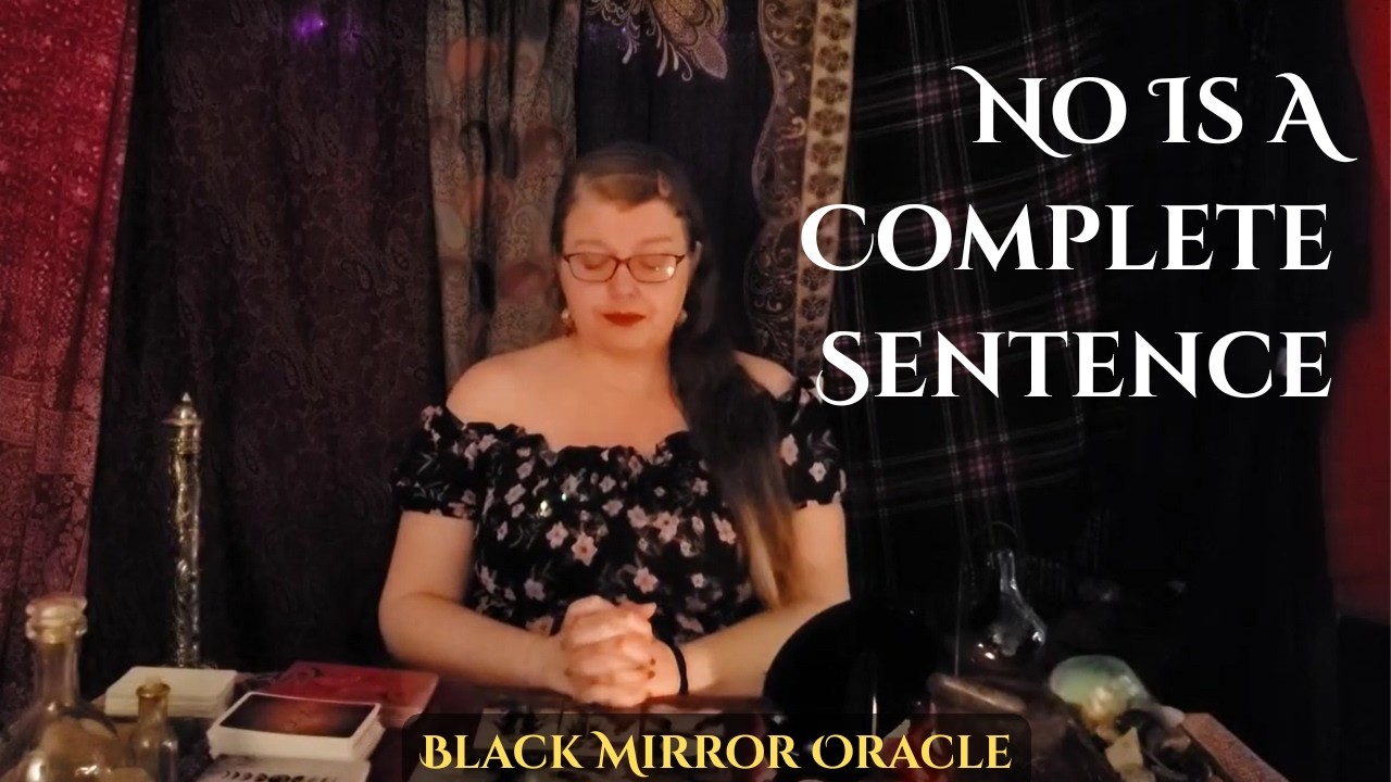 Stop Explaining Yourself: No Is a Complete Sentence (Black Mirror Message)