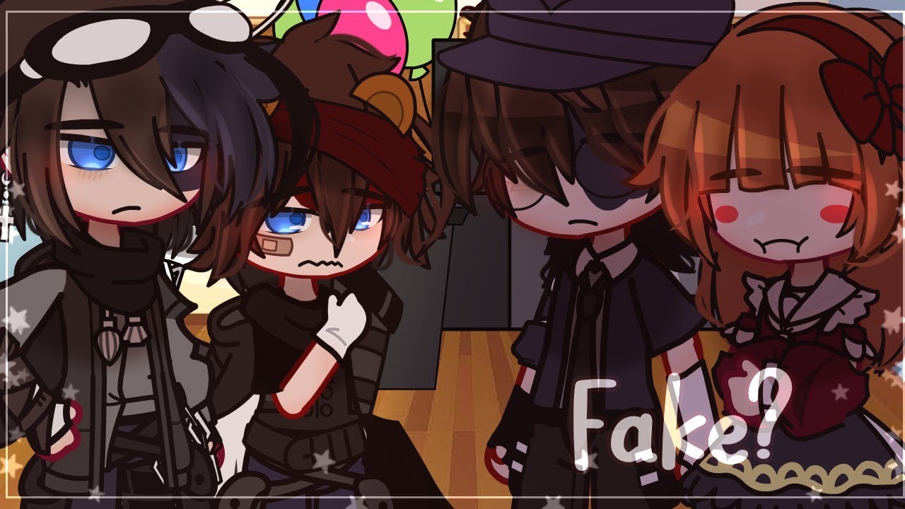 Aftons meet fake Aftons || Gacha Fnaf || Read desc? || Basically Rein