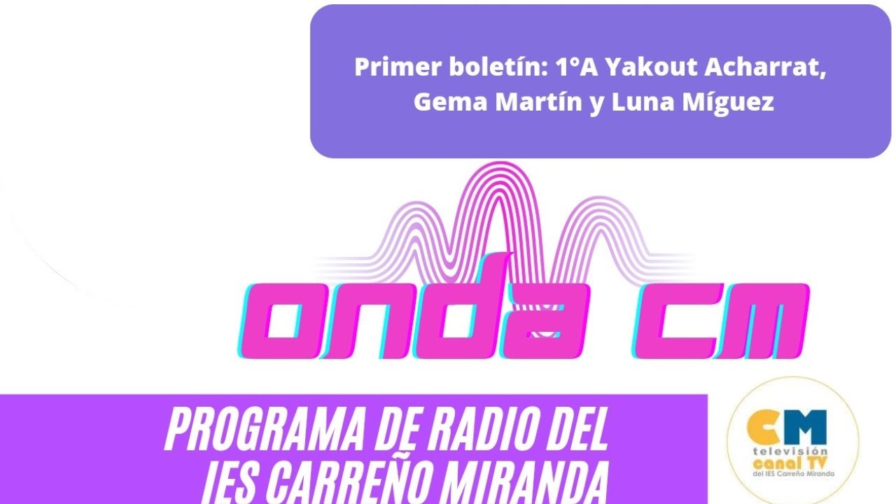 Informativos onda CM 1