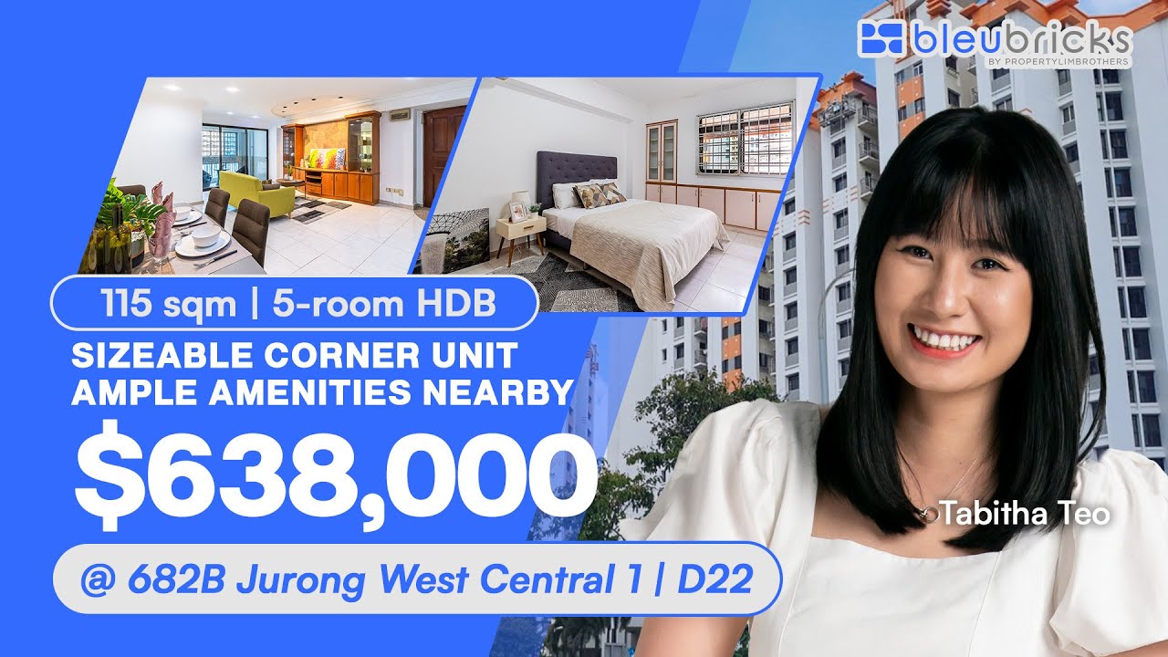 Singapore HDB | 682B Jurong West Central - 5-Room Corner HDB Unit in District 22| $638,000 | Tabitha
