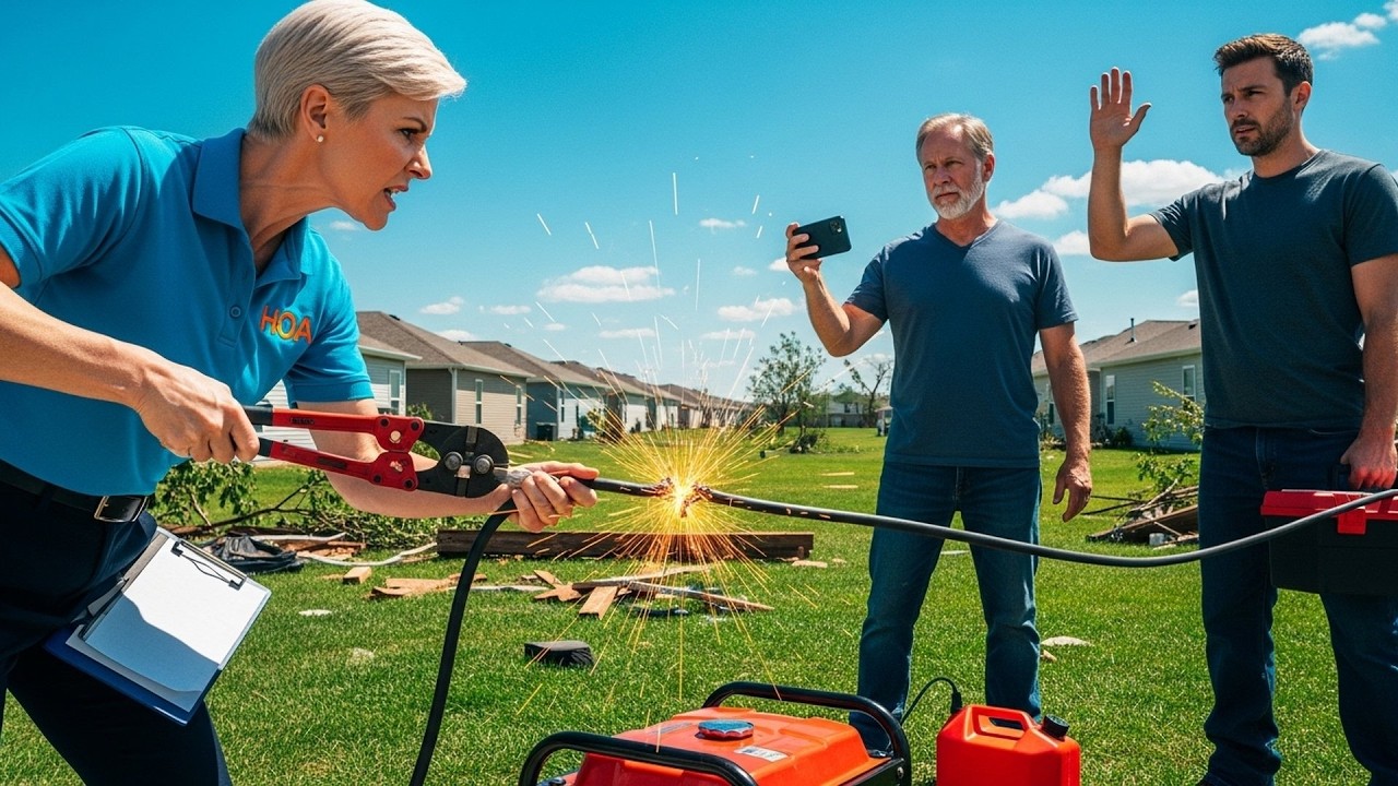 HOA Demanded I Share Power, I Refused, Then They Cut My Extension Cord Illegally