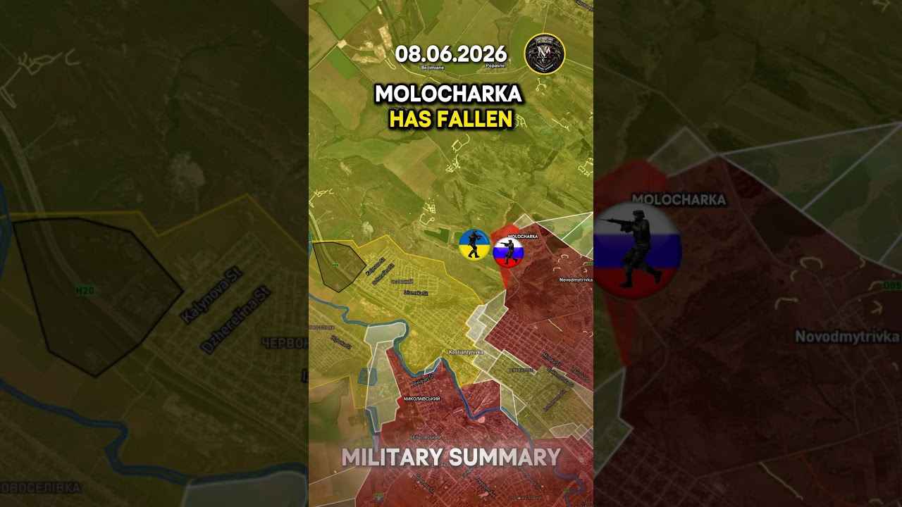 KOSTYANTYNIVKA IS BEING ENCIRCLED. MALOCHARKA'S DEFENSE HAS COLLAPSED🔥 2026.06.08 #ukraine #russia