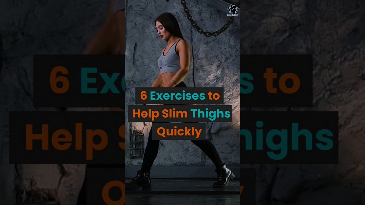 6 Exercises to Help Slim Thighs Quickly #shorts