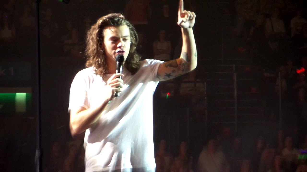 One Direction - OTRA Birmingham - Harry Talking