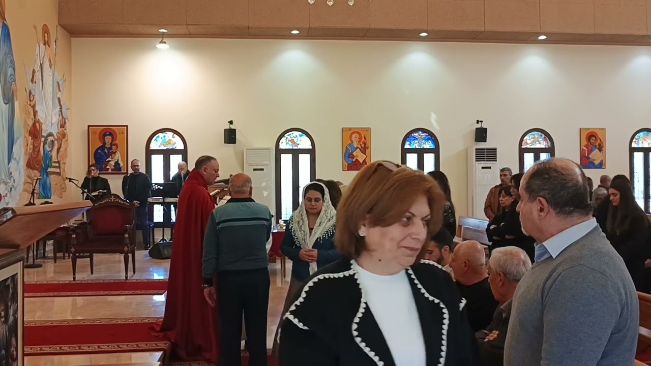 من قداس أحد مدخل الصوم - عرس قانا الجليل 