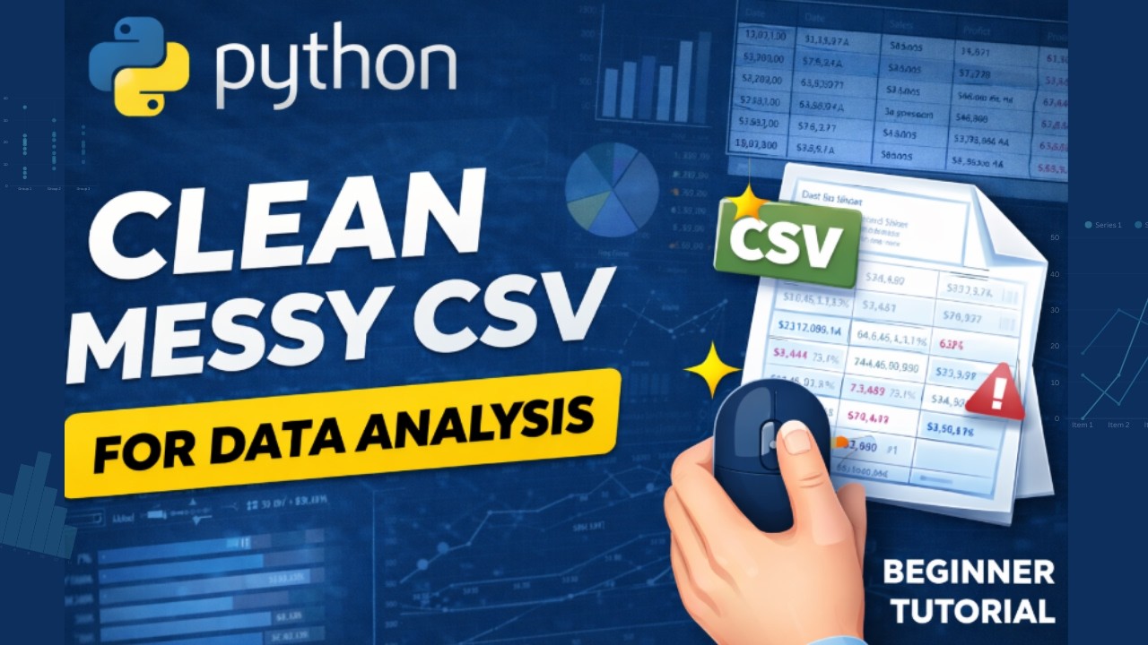 Как очистить запутанный CSV-файл в Python (Учебник для начинающих по Pandas 2026)