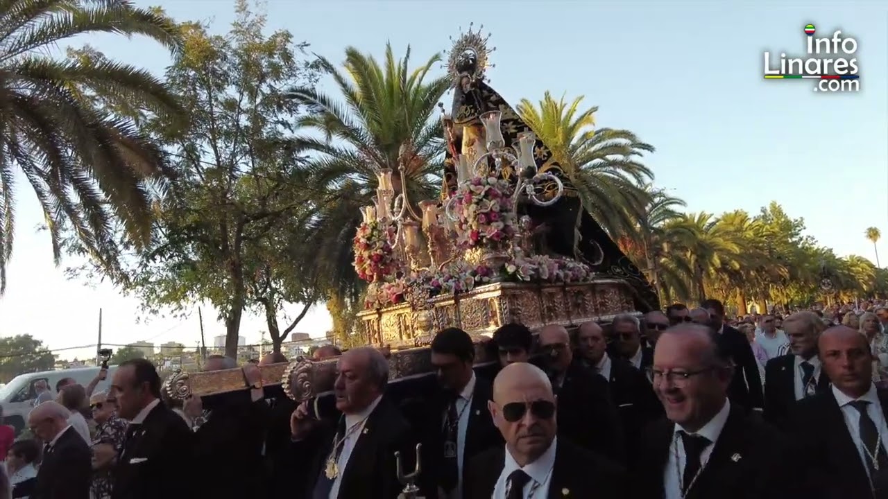Info Linares   Traslado procesional Ntra  Sra  de Linarejos   Septiembre 2024