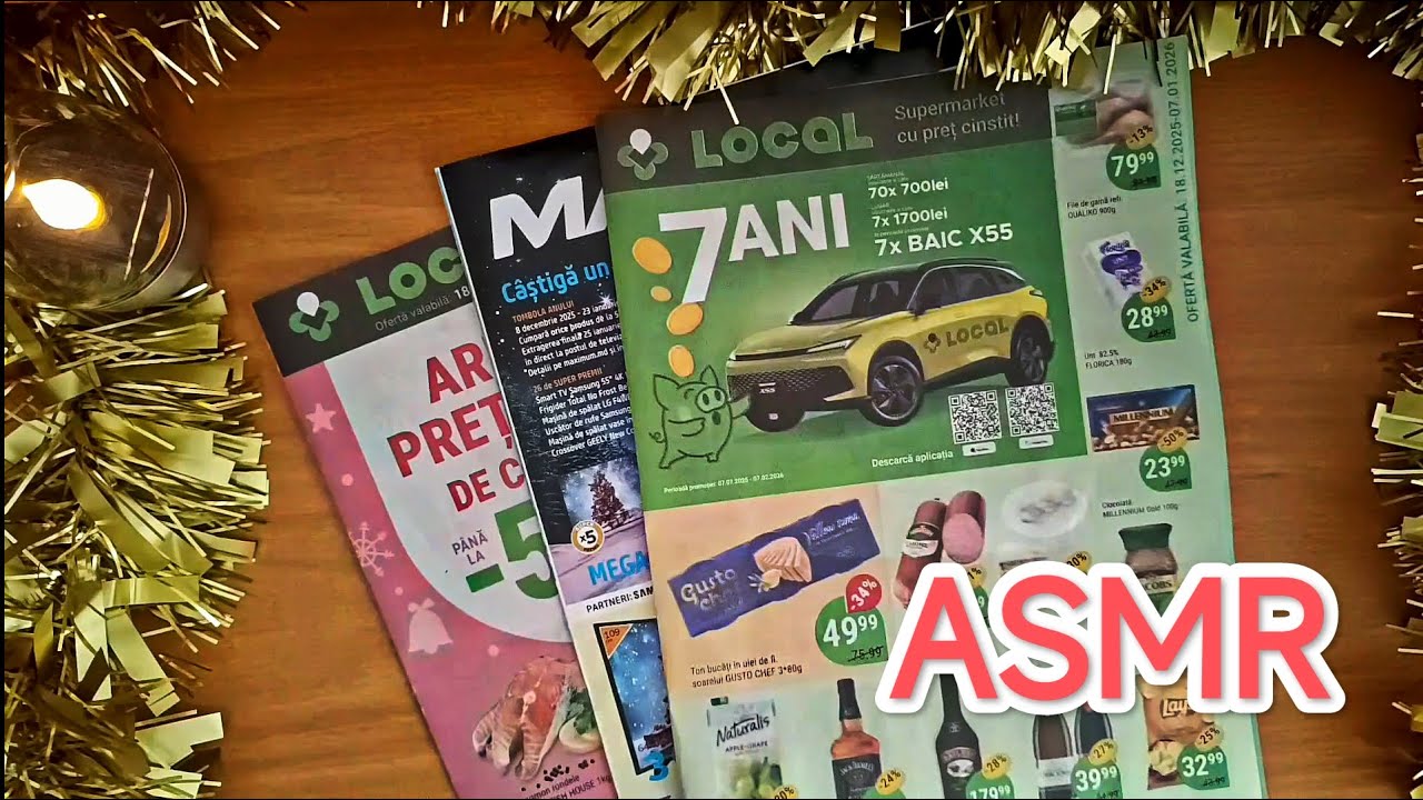 ASMR brochure flipping 💤 /✨ АСМР листаю каталог скидок