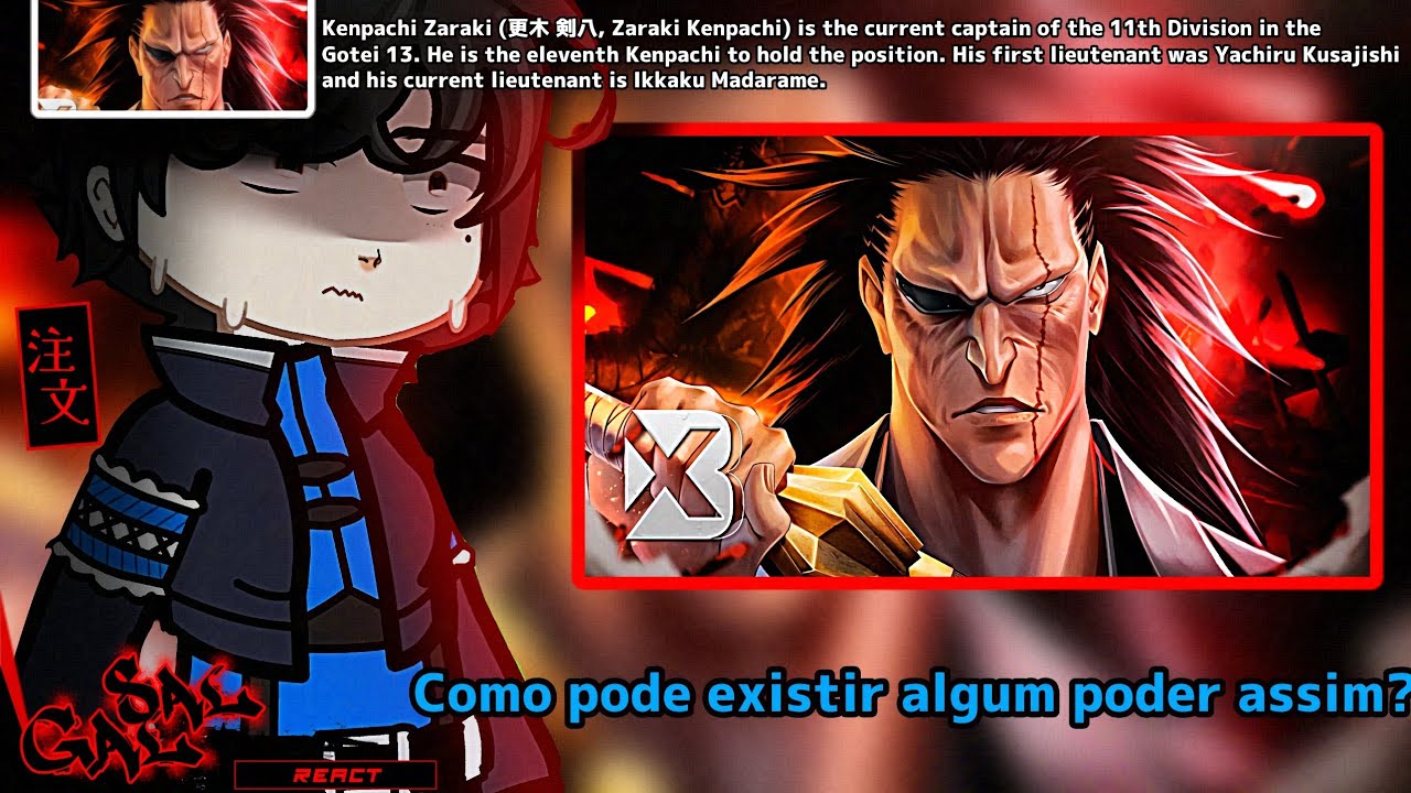 🇧🇷 Omniscient Reader Viewpoint React ( Pressão | Bleach | Zaraki Kenpachi | ‎‎@blxckoficial )