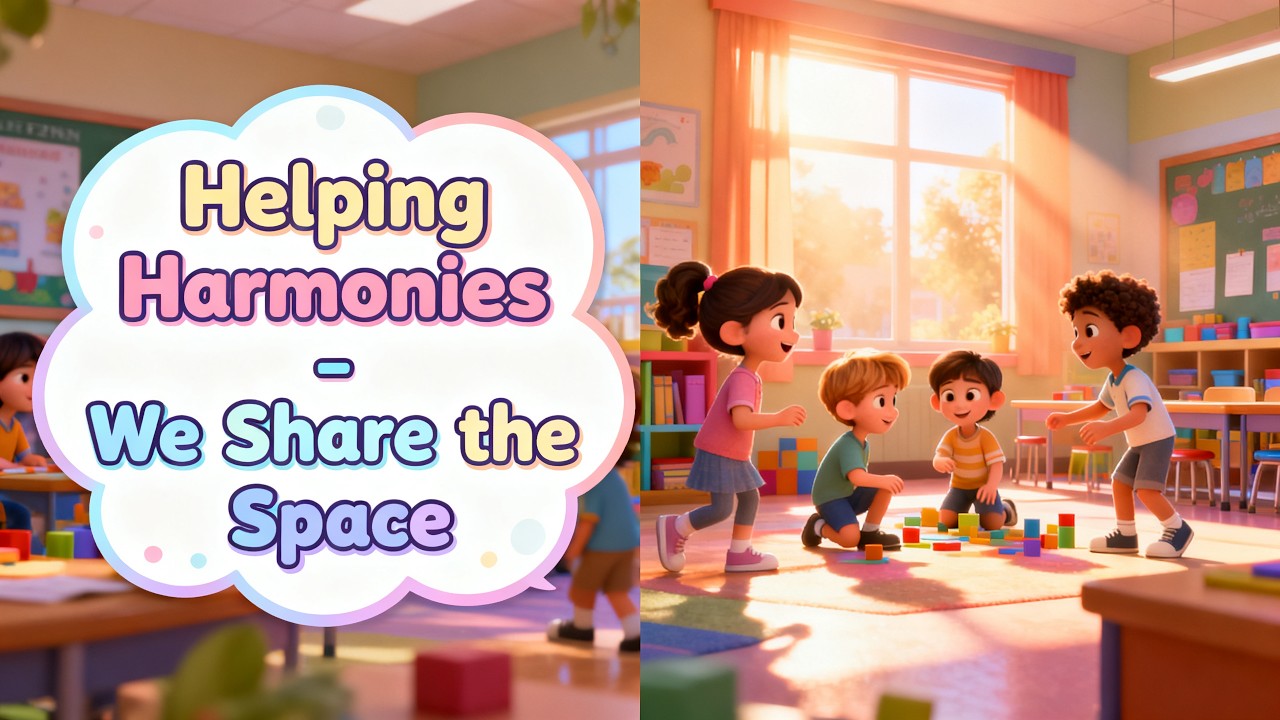 Helping Harmonies - We Share the Space #kidssong