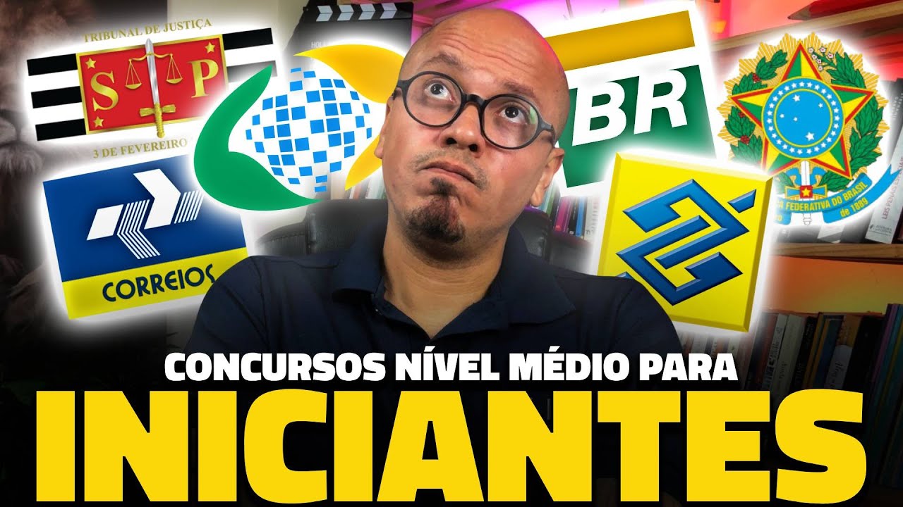 🏆TOP 5 MELHORES CONCURSOS N&Iacute;VEL M&Eacute;DIO PARA INICIANTES EM 2025/26
