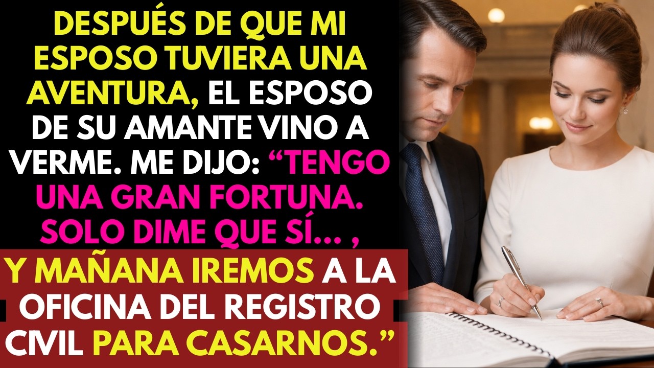 Después de su infidelidad 💔 el esposo de su amante vino a mí… 👑 “Tengo una fortuna para ti”