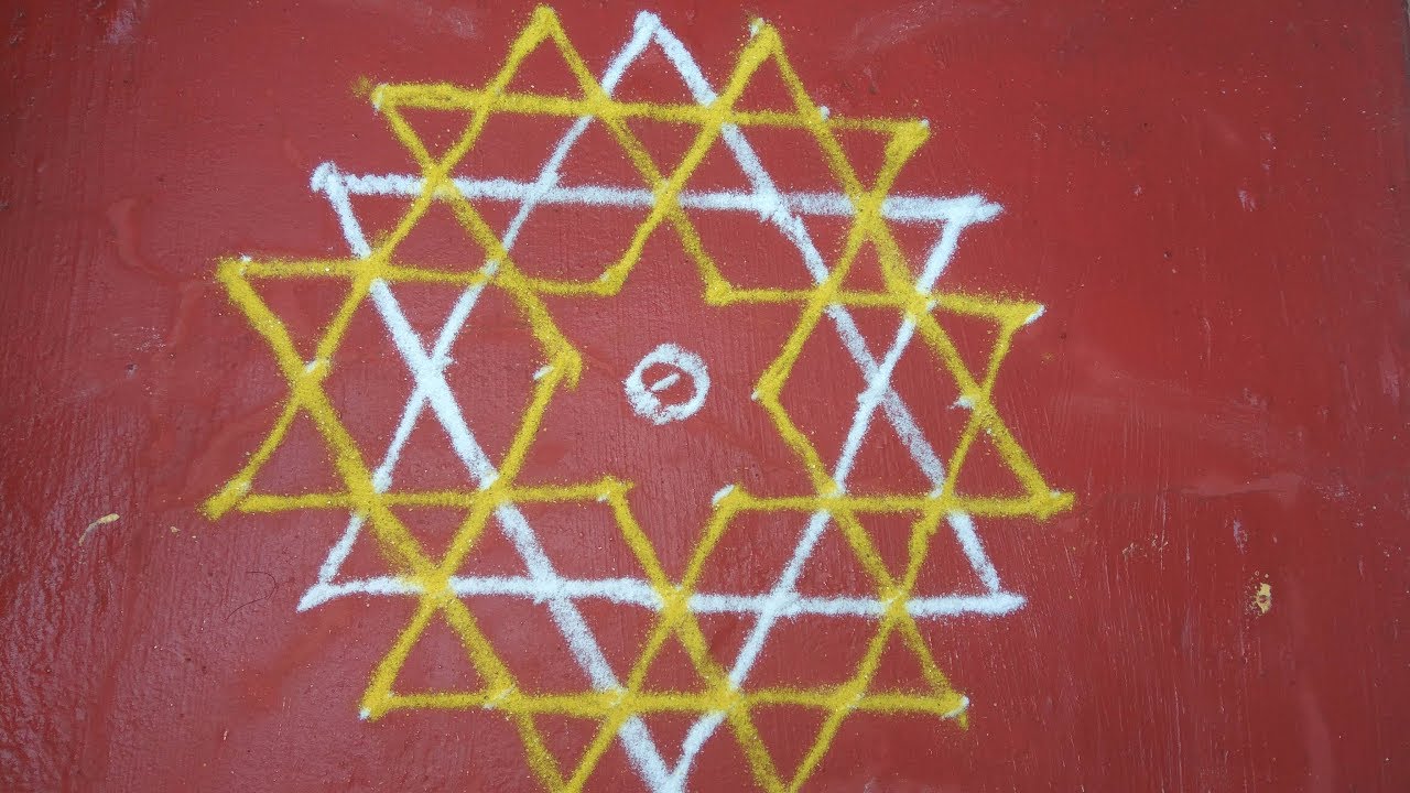Aishwarya kolam step by step easy method/ஐஸ்வர்ய கோலம்/How yo put Aishwarya kolam easy method