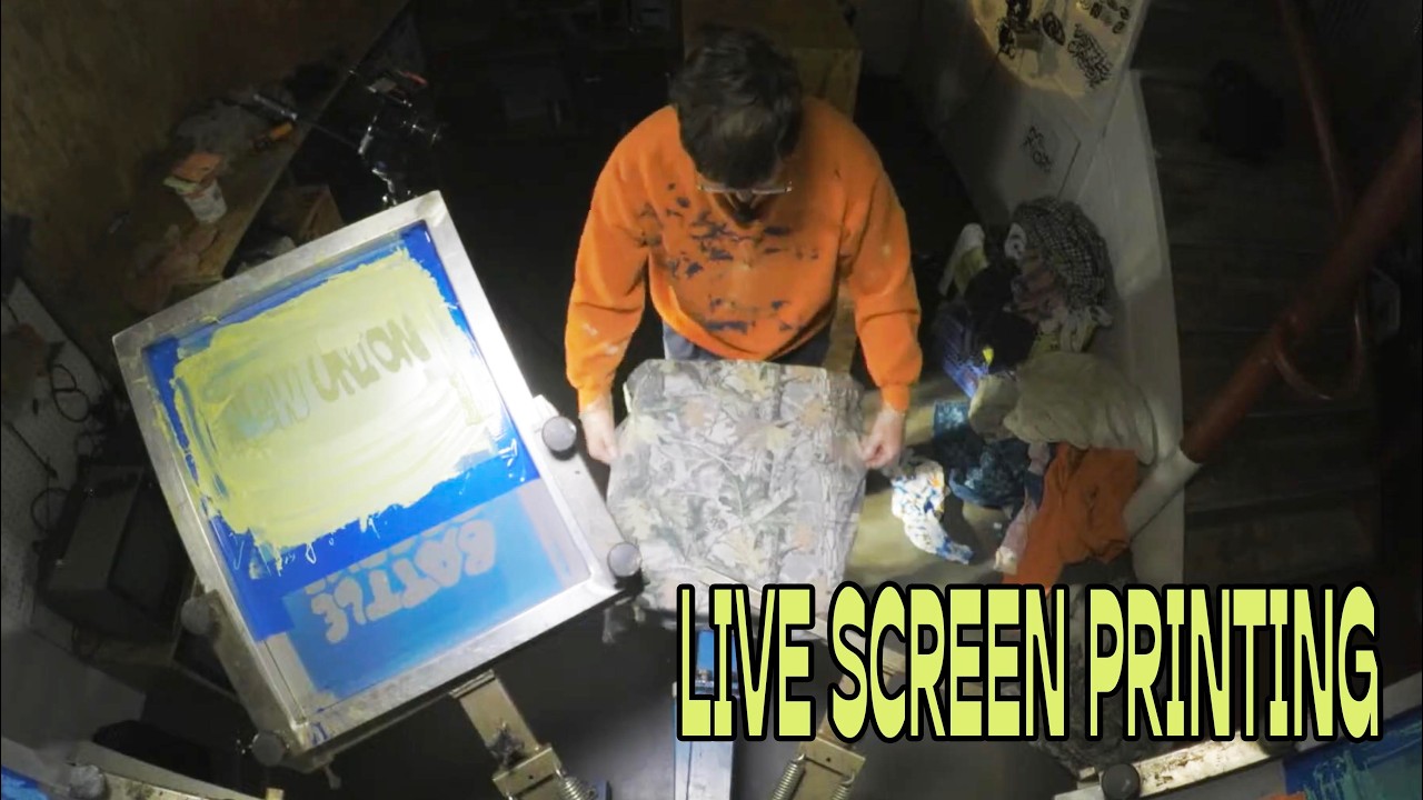 Screen Print Some Shirts with Me