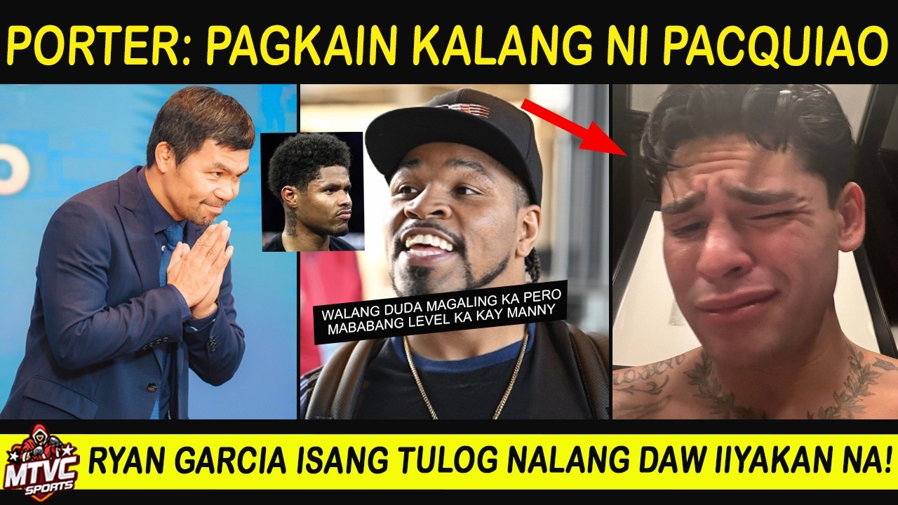 PORTER Masarap na Pagkain lang si Shakur kay PACQUIAO | Ryan Binastos ng TODO!