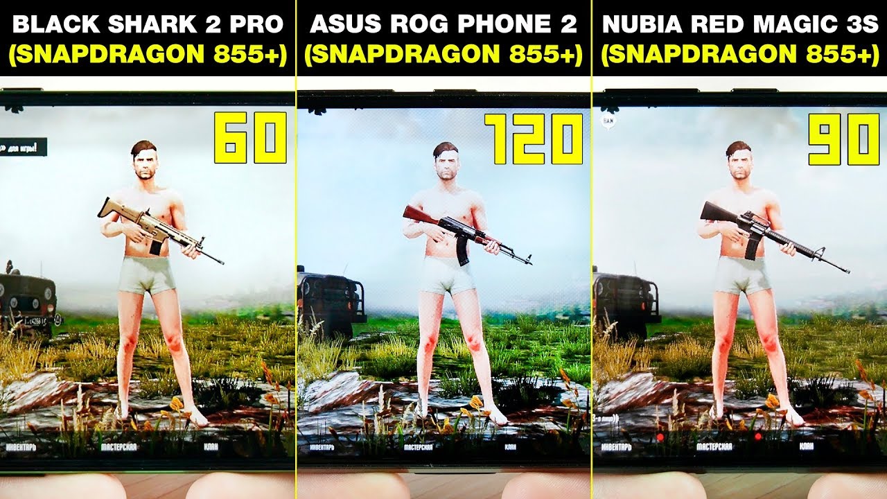XIAOMI BLACK SHARK 2 PRO vs ASUS ROG PHONE 2 vs NUBIA RED MAGIC 3S - 🔥 БОЛЬШОЕ СРАВНЕНИЕ В ИГРАХ! 🔥