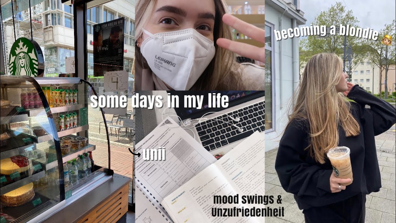 neue Haarfarbe: before&after, vinted, unboxing &uni, mood swings und ups&downs — Wohnungsupdate