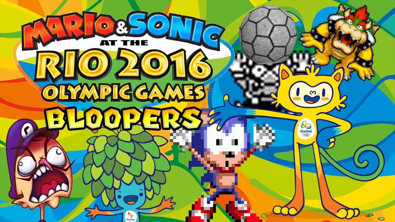 Неудачные моменты с Марио и Соником на Олимпийских играх в Рио-2016