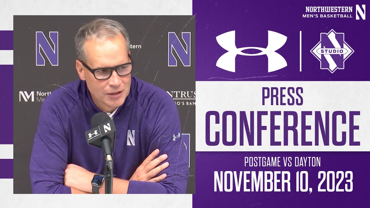 Men's Basketball - Dayton Postgame Press Conference (11/10/23)