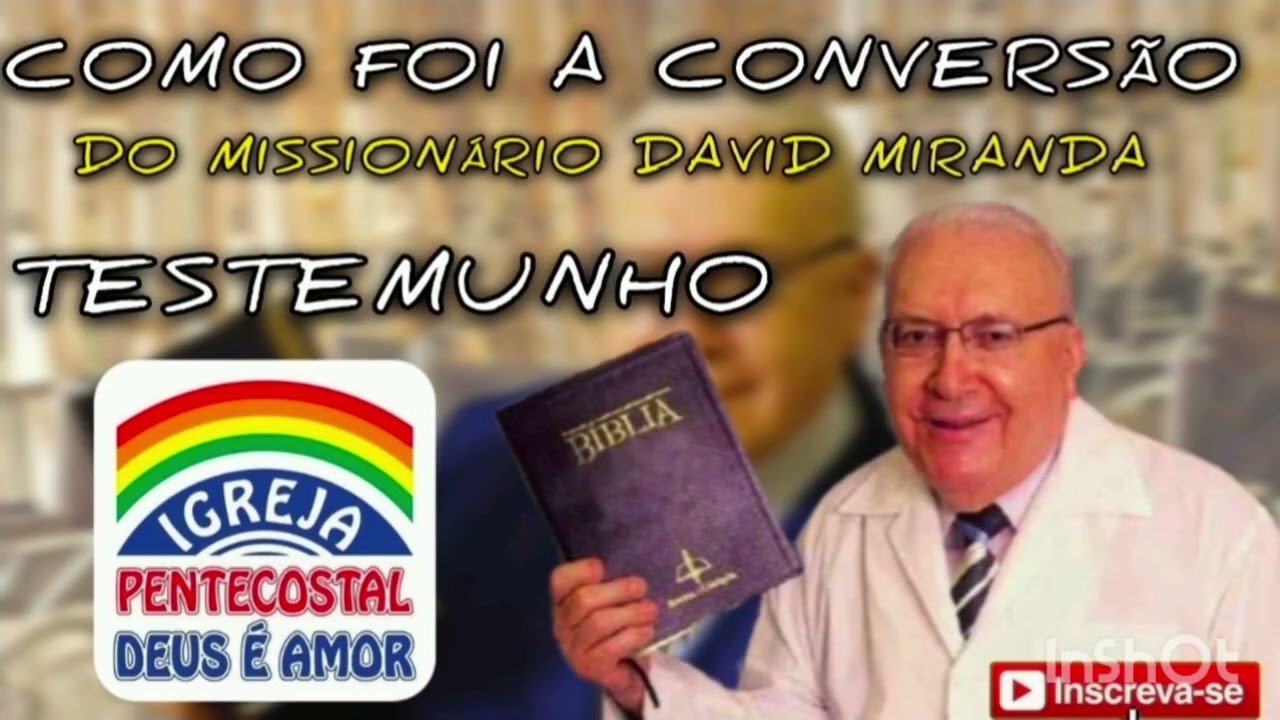 MISSIONÁRIO DAVI MIRANDA UM EX CATÓLICO ,QUE SE CONVERTEU A CRISTO.  