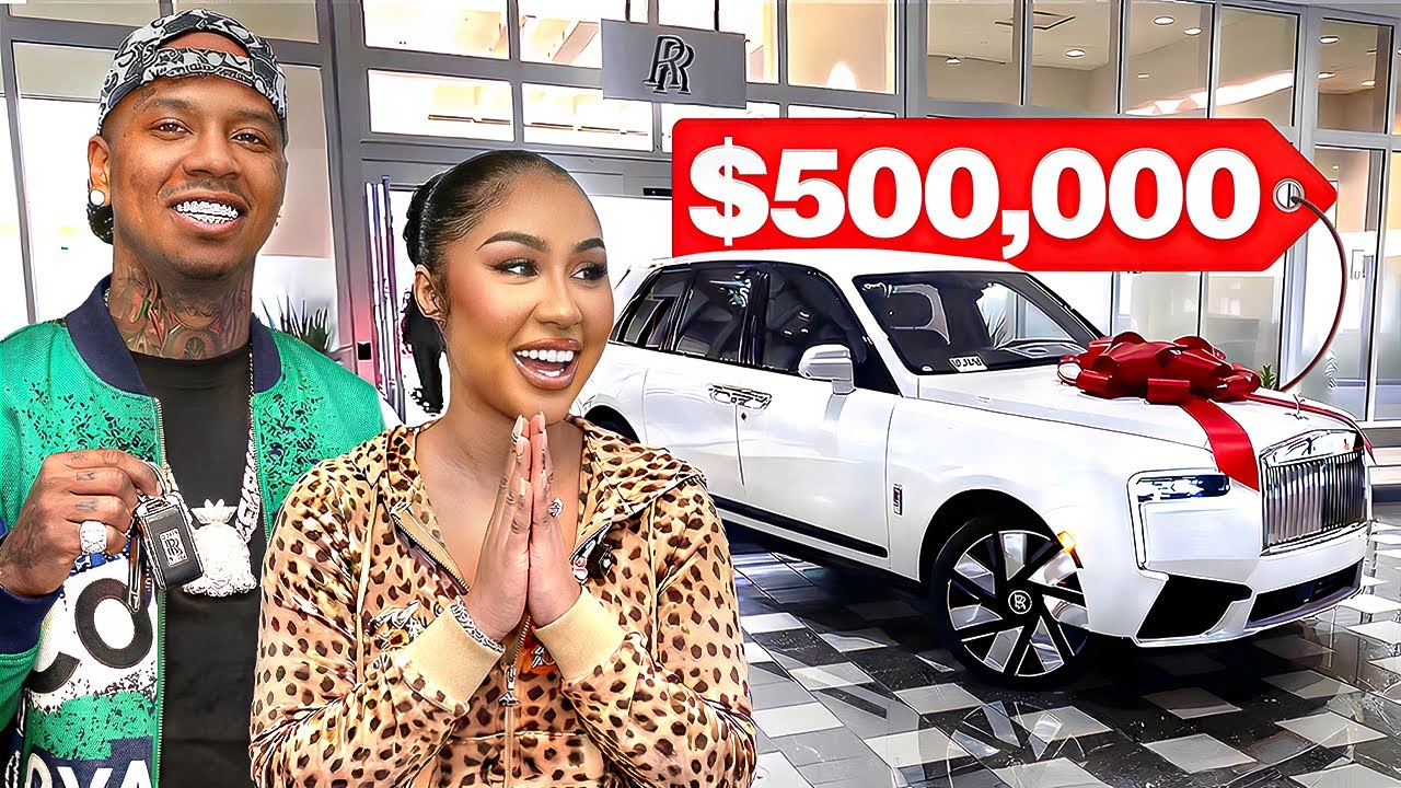 MoneyBagg Yo Gifts Ari Fletcher a $500,000 Rolls Royce! 