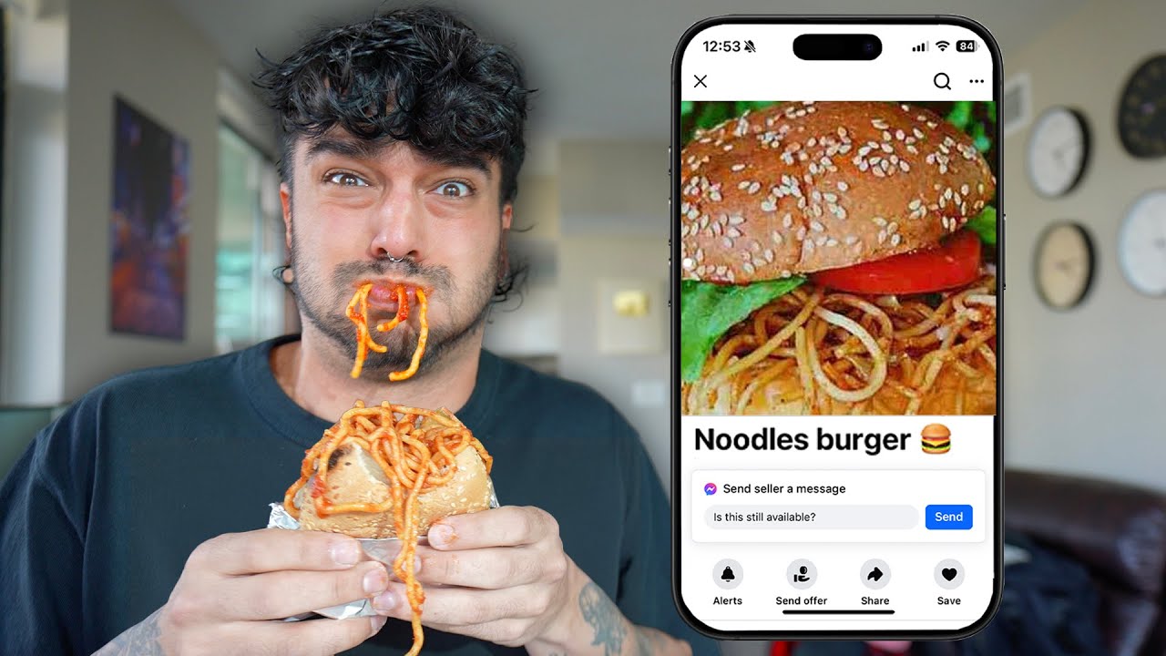 Only Eating Food from Facebook Marketplace