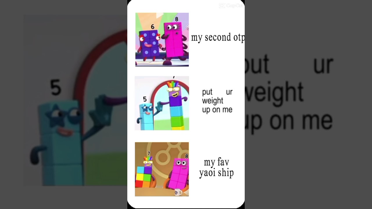 I Love Numberblocks 5 x 7 So Much 
