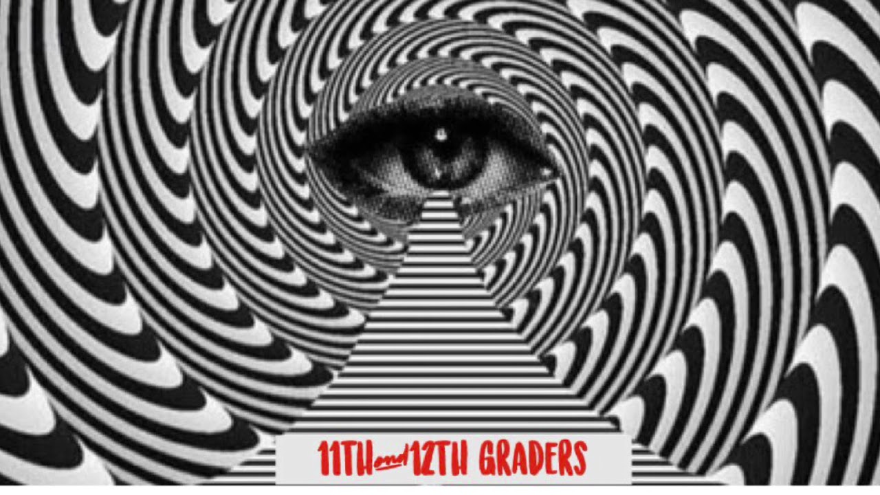 The Responsive Eye - 11&12th graders Art project with Mrs. De Palma ~American Academy Casablanca~