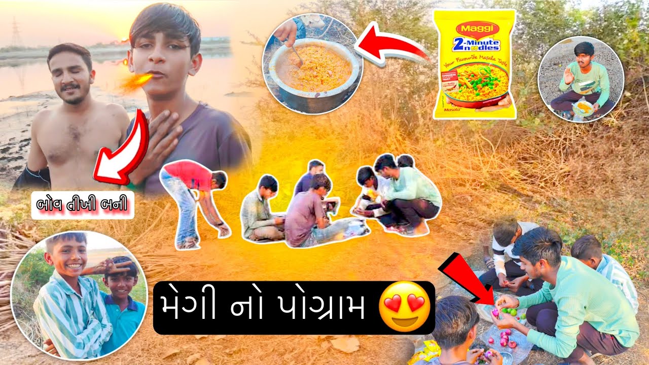 મેગી નો પોગ્રામ 😍🍜 | VLOG VIDEO ❤️ | VILLAGE ✨