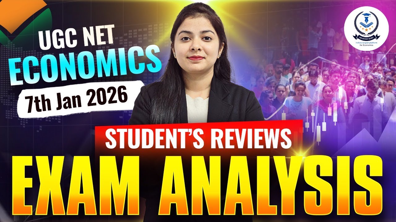Ugc Net Economics 7 January 2026 Exam Analysis Today | Ugc Net Economics Shift 1 | By Simranjit Kaur