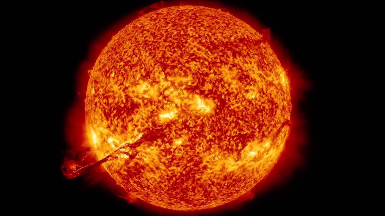 Prachtvolle Sonneneruption in Full HD