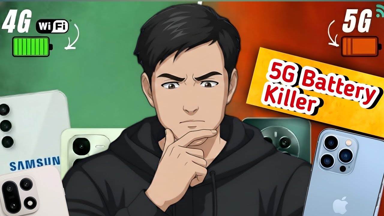 Why 5G Kills Phone Battery ? 🔋 