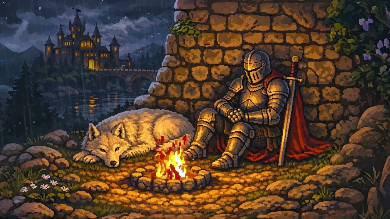 Take a rest.. The wolf will protect us during the storm