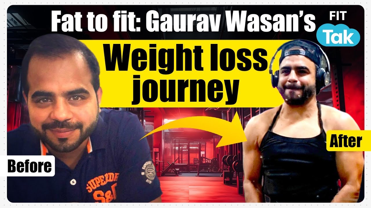 75kg से 57kg तक! Gaurav Wasan&rsquo;s Fat to Fit Journey | Swad Official Weight Loss  | Fit Tak
