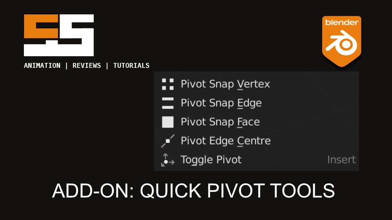 Новый аддон и руководство по Blender: Quick Pivot Tools (бесплатно)