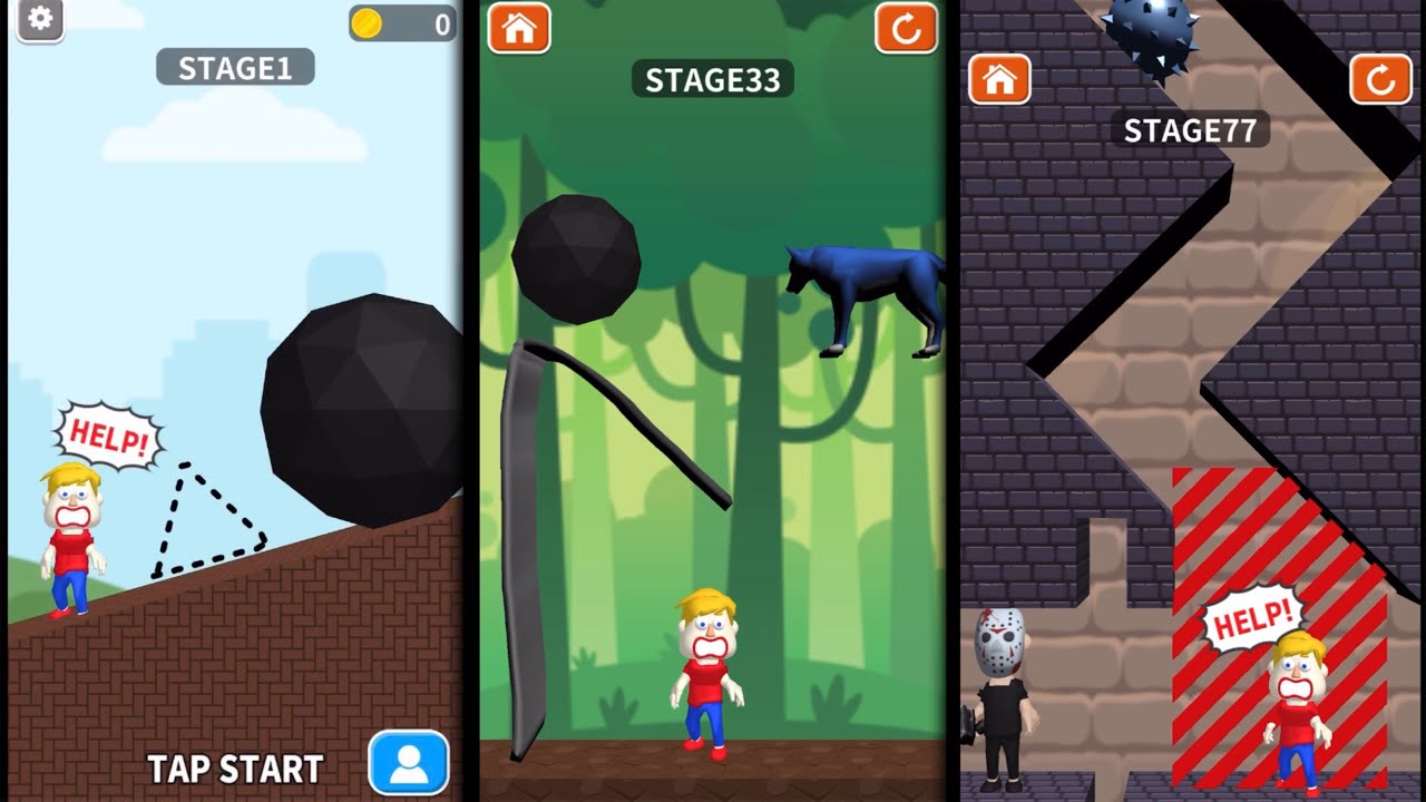 Save them all Level 1-77 walkthrough gameplay