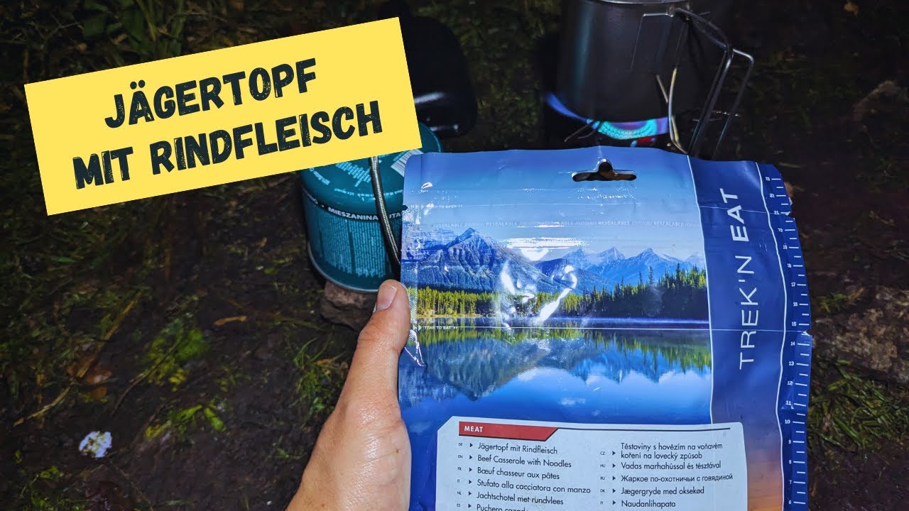 Outdoor-Nahrung: Jägertopf mit Rindfleisch von Trek'n Eat