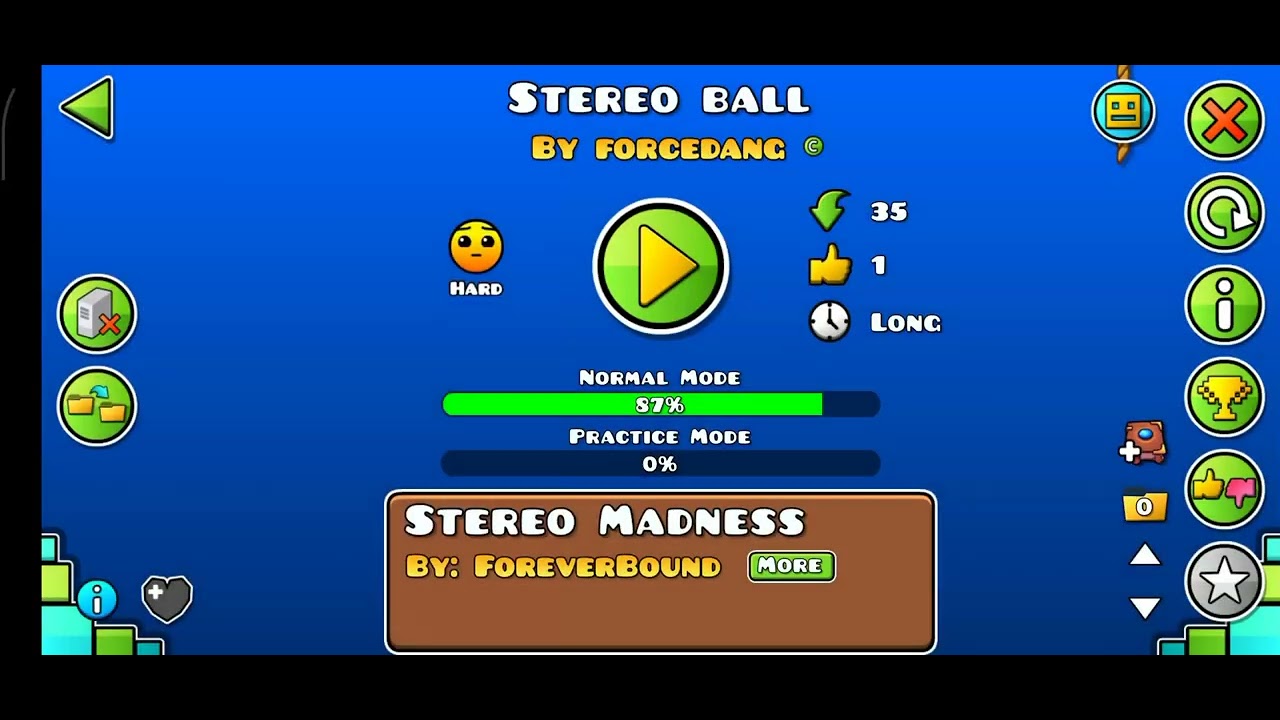Stereo madness на всех режимах 